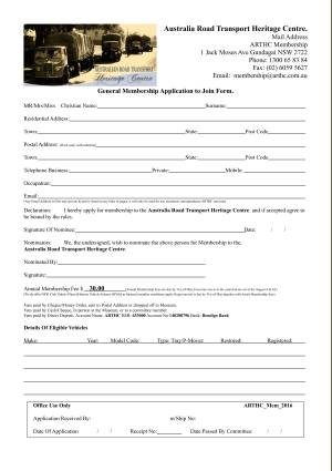 ARTHC Membership 2024