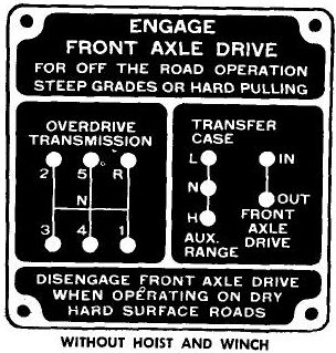 GMC CCKW 352 353 no hoist or winch