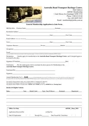 ARTHC Membership 2024